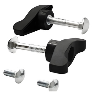 สกรูสวิตช์จับเครื่องตัดหญ้า 490-900-0061 ด้ามจับรูปตัว T สีดำ 2 สกรูยาว 2 สกรูสั้น สำหรับใช้ในบ้าน - Product Image 1