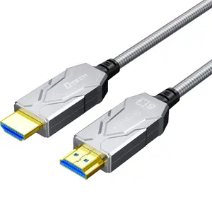 Câble blindé à fibre HDMI 4K 8K Dtech Ultra Armor AOC Active 10M 15M 20M 100M Câble blindé à fibre optique