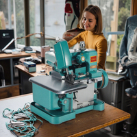 Mini machine à coudre surjeteuse de maison GN1-6D Conception de lit plat de petite taille Opération facile avec prix d'usine Machines à coudre de la série GN
