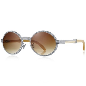 Top Demanded Moissanite Diamond Decor Sunglasses UV Protection Designer Shades for Outdoor Activities Available for Sale - Product Image 5