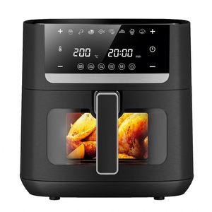 Freidora <span class=keywords><strong>De</strong></span> Aire Inteligente <span class=keywords><strong>De</strong></span> Plástico Mate, Nueva Pantalla Táctil Digital Dorada, 5,5 <span class=keywords><strong>Litros</strong></span>, Negro Brillante, 4L, 5L, 5.5L, 6L, Freidora <span class=keywords><strong>De</strong></span> Aire Inteligente - Product Image 6