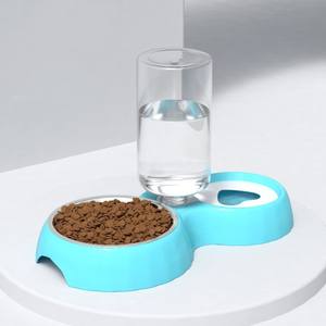 Forniture all'Ingrosso Eco-Friendly 2-in-1 Bottiglia d'Acqua Automatica per Animali Domestici con Ciotole in ABS per Cibo e Acqua, Stile Carino Aini - Product Image 3