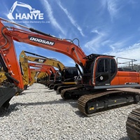 Excavatrice Doosan DX300LCA d'occasion de haute qualité, faible nombre d'heures de travail, état d'origine, pelle sur chenilles prête pour expédition maritime