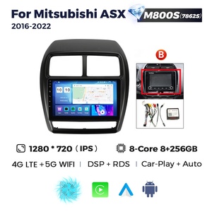 Mekede MS Android 12 FM Phía Sau Máy Ảnh Tự Động Đài Phát Thanh Android Cho Mitsubishi Asx 2016-2022 360 Máy Ảnh Colling Fan Đôi DIN Xe Stereo - Product Image 4