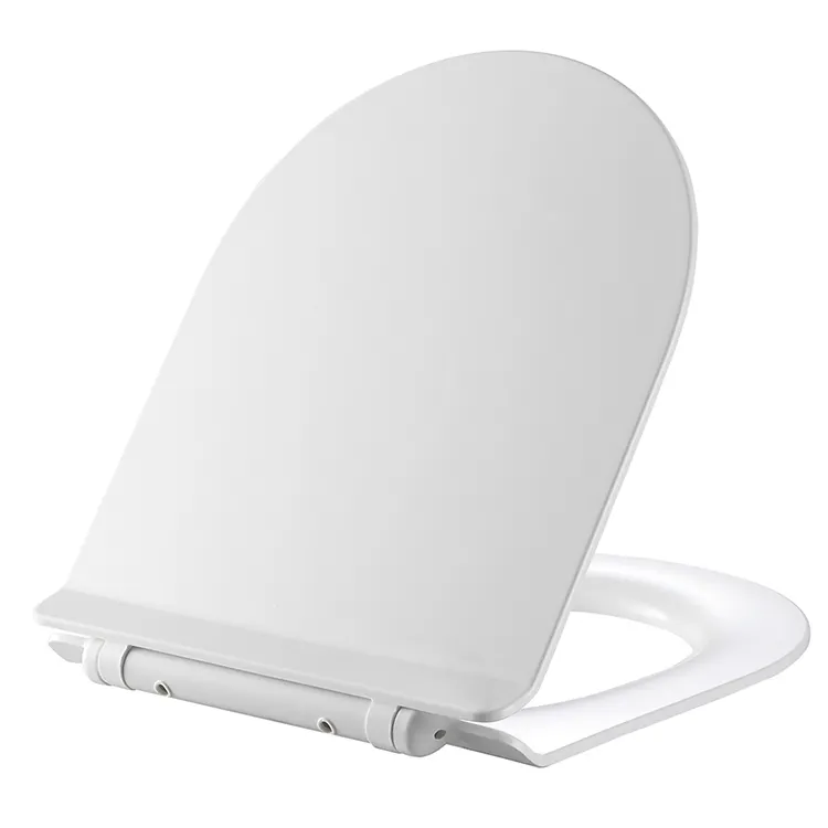 Ceramic WC soft close toilet seat for wall mounted toilet bathroom good quality durable white color clean sanitary ware fittings