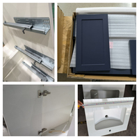 Armoires de cuisine modulaires classiques OEM personnalisées - Construction en contreplaqué, design écologique pour appartement et villa