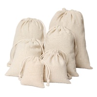 Pochette à cordon tendance, petit sac en jute, rangement pour riz et thé, personnalisable