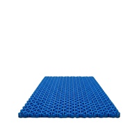 Tapete Antideslizante de PVC Duradero, Grosor de 5-8.5 mm, Fácil de Instalar, Corte Personalizado, Moldeado para Aislamiento de Pisos en Entradas de Almacenes