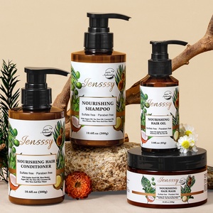 Kits de Soins Capillaires <span class=keywords><strong>Bio</strong></span> au Jus d'Aloès et de Riz Sans Sulfate Sous Marque Privée, <span class=keywords><strong>Shampoing</strong></span> et Revitalisant Volumisants Anti-Pellicules à l'Huile d'Argan - Product Image 1