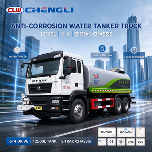 Camión Cisterna Howo 6X4 de 14.7 CBM de Alta Potencia para Riego de Carreteras y Supresión de Polvo Municipal - Product Image 1