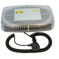 Neue SHINEMIEN WL-52010C 240 LED Bernsteinfarbene Mini-Blitzlichtleiste Magnetische Befestigung Notfallwarnung Langlebiges ABS-Gehäuse DC 12V/24V 72W