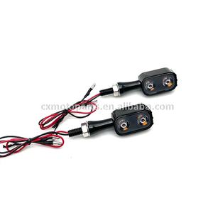 Clignotants de moto à 2 LED de 8 mm, <span class=keywords><strong>3</strong></span> <span class=keywords><strong>en</strong></span> <span class=keywords><strong>1</strong></span>, indicateurs LED, feux de freinage et d'arrêt pour <span class=keywords><strong>Harley</strong></span> Honda Kawasaki Yamaha Suzuki - Product Image 3