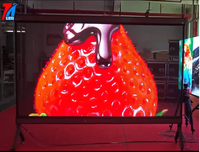Pantalla LED Transparente Holográfica 3D Adhesiva P2.5 de Tamaño Personalizado para Ventanas de Vidrio
