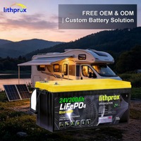 Batterie à décharge profonde haute performance 25,6V 200AH 5KW LiFePO4 de qualité A avec BMS intelligent pour VR, RS485, borne M8, 6000+ cycles, CE RoHS IP67, OEM ODM