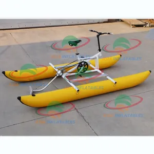 High quality adult sea sports inflatable floating propeller water bicycle pedal bike for sale