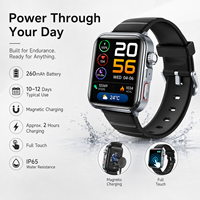 Smartwatch mit Hochauflösendem IPS-LCD-Display, Anrufbenachrichtigungen und Musiksteuerung für Wetteranzeige Direktvertrieb
