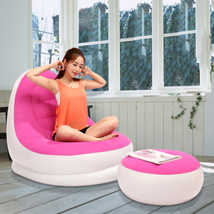 En stock, canapé gonflable paresseux, fauteuil inclinable pour la sieste, portable, pliable, combinaison de canapé gonflable, vente directe d'usine - Product Image 3
