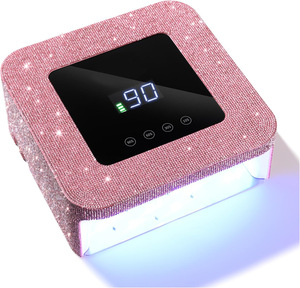 Lampe de séchage UV LED pour vernis à ongles, 39 LED, carrée, en plastique, sécheur de gel, logo personnalisé, lampe de manucure pour la maison - Product Image 3