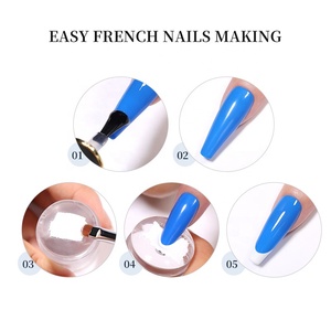 NATO ABBASTANZA Trasparente Del Silicone Stamper Nail Polish Gel di Stampa Trasferimento di Strumenti Gelatina Nail Stamper con Raschietto - Product Image 5