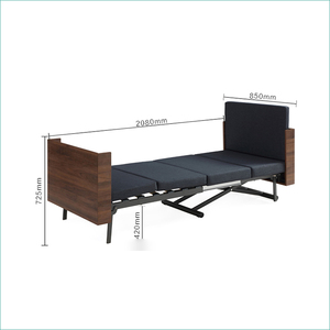 Canapé-lit multifonction 4 en 1, <span class=keywords><strong>table</strong></span> <span class=keywords><strong>basse</strong></span> convertible - Product Image 3