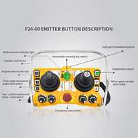 Control Remoto Industrial por Radio para Grúa Torre, Joystick F24-60, Venta al Por Mayor