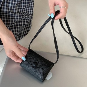 New Style Halter Neck Mini Lipstick Bag Suede Fleece One-Shoulder Coin Purse Niche Design <strong>Envelope</strong> Thin PU Crossbody Bag Spring - Product Image 2
