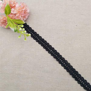 Encaje de Algodón 100% de Alta Calidad, Ribete de Encaje de Ganchillo, Patrón Floral Soluble en Agua, Encaje Francés para Prendas, Estilo Vintage Suave y Elegante - Product Image 2