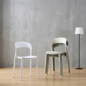 Sedie Impilabili in Plastica all'Ingrosso, Design Moderno e Contemporaneo, per Uso Interno/Esterno, Arredamento Commerciale per Hotel - Product Image 4