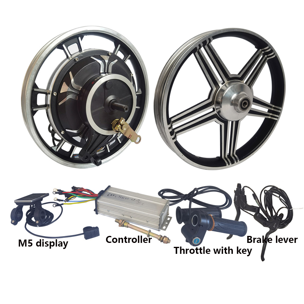 electric bicycle conversion kit for 16 wheels TheLAShop 1000W eBike 48V Bike 26x1.75in Max 88.7% (Save Power) Motor Power BAFANG 48V 500W Rear Hub