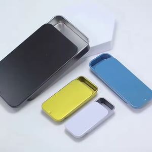 Caja de Metal Pequeña con Tapa Deslizante y Grabado Personalizado, Envase Metálico para Perfume Sólido, Bálsamo Labial, Jabón, Dulces, Reciclable, con Logotipo Personalizado - Product Image 1