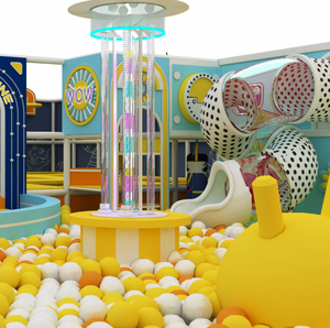 Équipement de terrain de jeu intérieur pour enfants personnalisé Beilai ensembles de jeux doux piscines à balles carrousel 50-100 capacité pour enfants Zhejiang origine Chine - Product Image 1