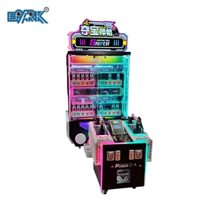 Súng kép ghi bàn sắt giải thưởng máy giải thưởng 2 người chơi trò chơi Arcade vận hành tiền xu cho trung tâm bắn súng & chơi game Sim - Product Image 1