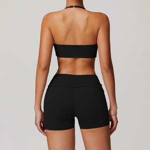 Conjuntos de entrenamiento físico Ropa deportiva elástica Ropa de gimnasio de alta calidad Ropa activa para mujer Conjuntos de <span class=keywords><strong>yoga</strong></span> cómodos Conjunto de ropa de gimnasio para mujer - Product Image 5