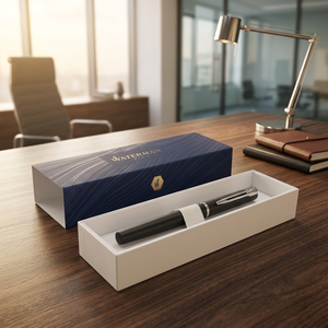 Penna Roller Waterman Allure Metal Serie Inky Nero (Inchiostro Nero) per Scrittura Modello 107727-1 - Product Image 2