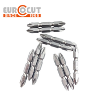 EUROCUT S2 Matériau Embouts Phillips à double extrémité PH2 Tournevis magnétique Foret