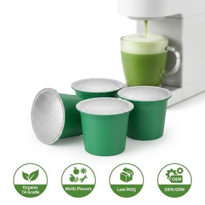 Cápsulas de Matcha Portátiles de 2g-8g para Cafeteras K-Cup, Preparación Rápida, Venta al Por Mayor, Precio de Fábrica, Marca Privada, OEM - Product Image 1