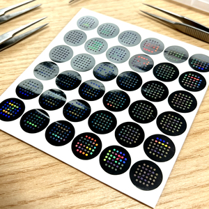 Custom Eco-Friendly PET Holographic Security Sticker Round Laser Anti-Counterfeiting Waterproof <b>Label</b> For Product - Product Image 1