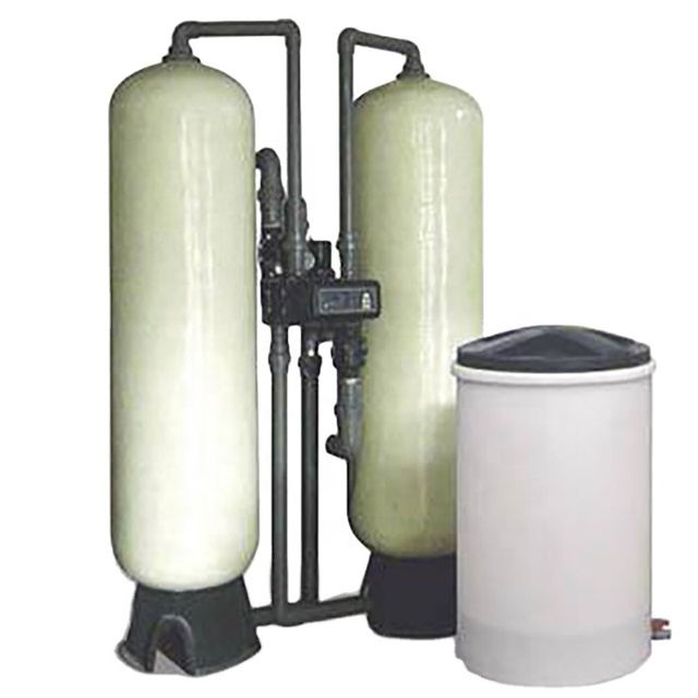 Automatic Continuous 24 Hours Working Duplex Tanks Industrial&Commerical Water Softener Plant Reverse Osmosis Softening System