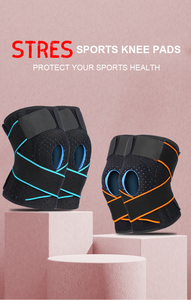 Đàn ông phụ nữ đầu gối nén tay áo viêm khớp khớp đầu gối giảm đau đi bộ đường dài bóng rổ bóng chuyền thoáng khí đầu gối cú đúp - Product Image 2