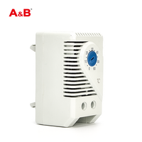 Thermostat bimétallique 0-60 degrés Celsius pour la domotique, contrôleur de température 220V, mini thermostat