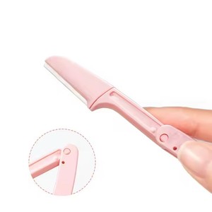 Cuchilla de Afeitar Plegable para Cejas, Paquete de Tres Unidades, Logotipo Personalizado, Recortador Facial de Cejas, Kit de Accesorios de Belleza - Product Image 5