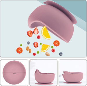 Vajilla Infantil Personalizada de Silicona con Succión, Libre de BPA, Apta para Alimentos, Juego de Platos y Utensilios para Bebés - Product Image 3