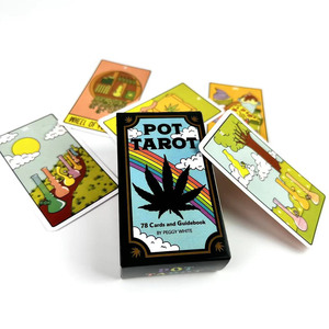78 Carte dei Tarocchi Personalizzate a Tema Cannabis con Arte Colorata, Adatte per <span class=keywords><strong>Lettura</strong></span> Casual e Divinazione - Product Image 4