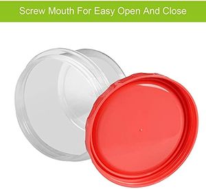 Paquete de 24 Recipientes de Plástico para Almacenamiento de Alimentos, Herméticos, Libres de BPA, para Cocina y Despensa, con Tapas, en Oferta - Product Image 2