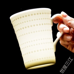 Juego de tazas de cerámica con tapa y cuchara, 301-400ml, resistente al calor, apto para microondas, para café, té, uso doméstico, regalo - Product Image 3