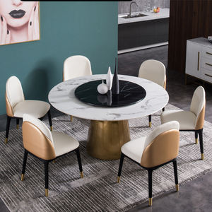 PURUO <span class=keywords><strong>scandinave</strong></span> moderne Restaurant café meubles hôtel acier inoxydable bois jambe <span class=keywords><strong>blanc</strong></span> <span class=keywords><strong>velours</strong></span> salle à manger chaises - Product Image 3