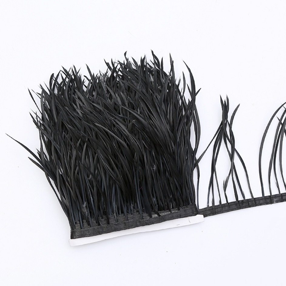 unilateral tear cloth edge-hair length 13-18cm