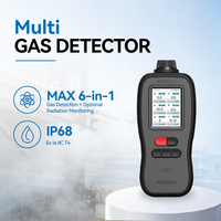 Detektor Gas Multi Nirkabel SEED-MG Portabel dengan Pompa Hisap VOC LEL Alarm Gas Beracun Tahan Air IP67 Keamanan Intrinsik ATEX Tinggi