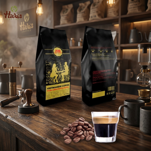 สินค้ายอดนิยมราคาขายส่งคั่วเมล็ดกาแฟพิเศษอาราบิก้าหวานเมืองย่าง Hiva 'S กาแฟ0.25กิโลกรัมราคาที่ดีที่โรงงาน - Product Image 1