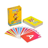 Cartes flash éducatives en papier de haute qualité, imprimées sur mesure, écologiques, pour les enfants et les familles